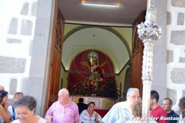 Telde rinde pleitesía a San Miguel en Valsequillo (Foto Francisco Javier Santana y TA)